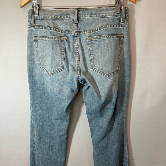 Gap Long And Lean Stretch Womens Size 6 Blue Straight Leg Jeans Pants - Picture 8 of 11